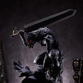 Anime figure Guts from series Berserk. Manufactured by Good Smile Company from the Pop Up Parade L Size series