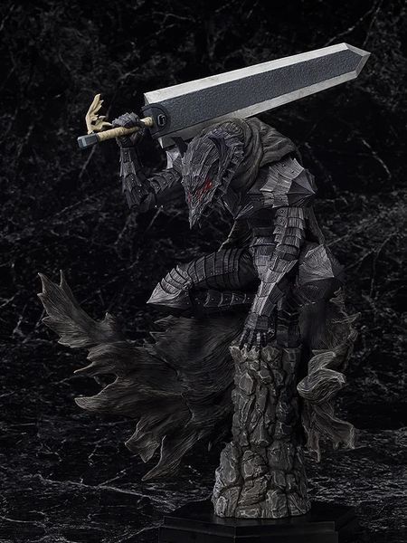 Anime figure Guts from series Berserk. Manufactured by Good Smile Company from the Pop Up Parade L Size series